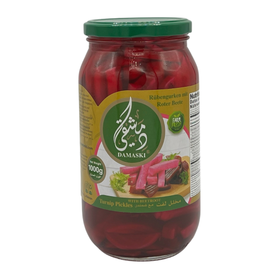 Damaski Sliced Turnip And Beetroot Pickles 1000g
