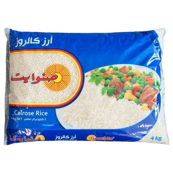 Sunwhite Calrose Rice 4kg