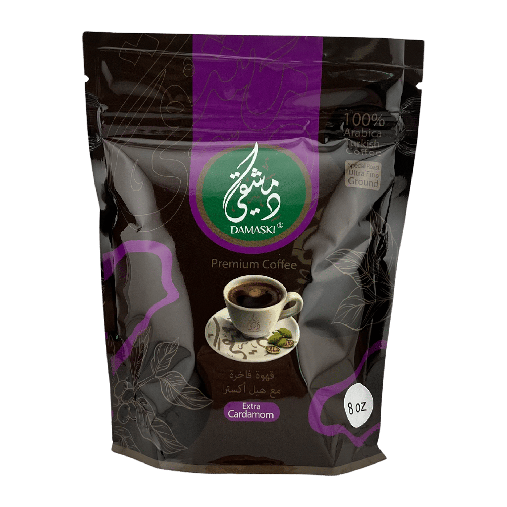 Damaski Turkish Coffee With Extra Cardamom 8 oz