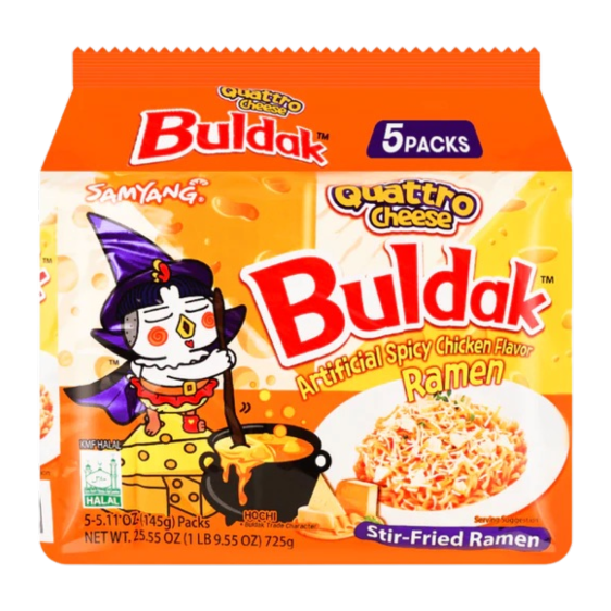 Samyang Buldak Quattro Cheese (5 Pack)