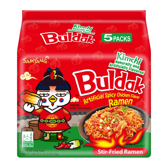 Samyang Buldak Kimchi 
(5 Pack)