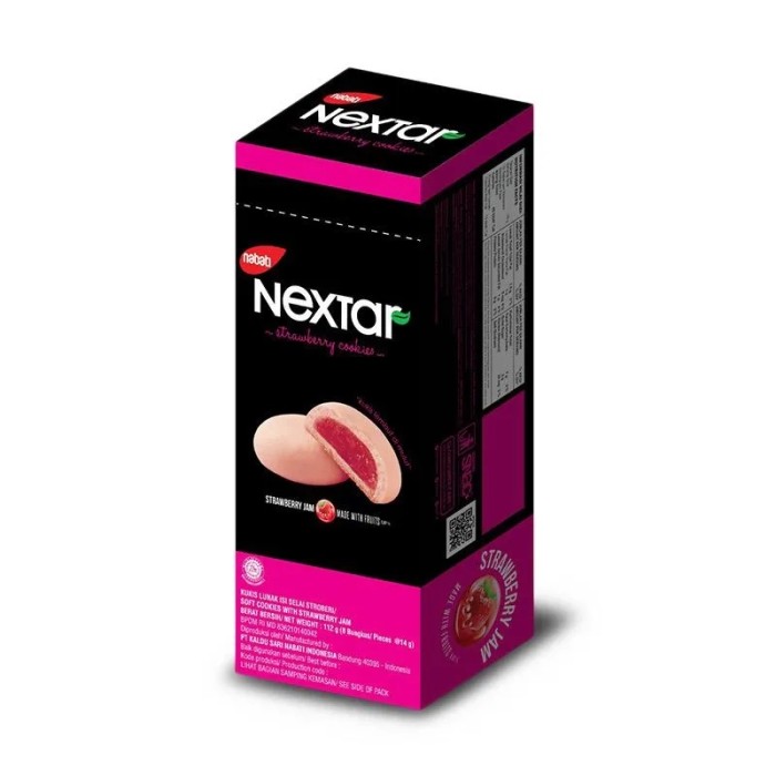 Nextar Cookies Strawberry Jam 90g * 30g