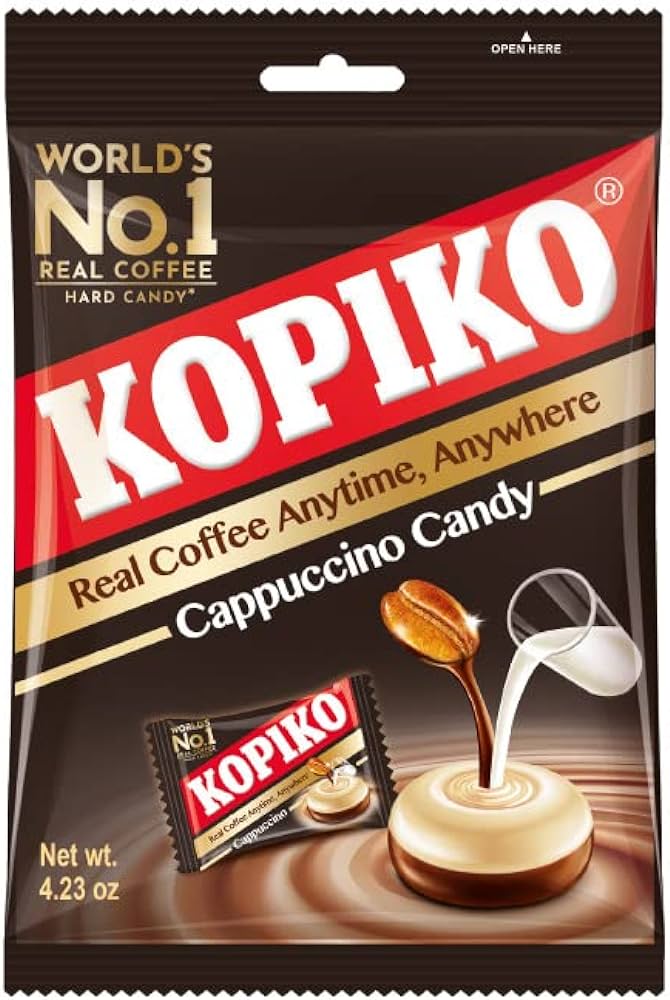 Kopiko Cappuccino Candy Bag 175g * 24 packs 