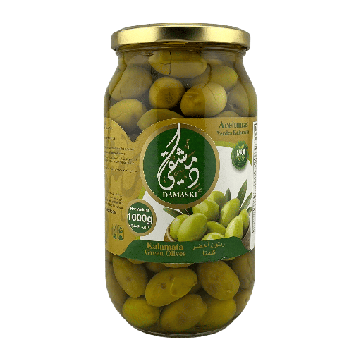 [998330] Damaski Green Olive Kalamata 1000g