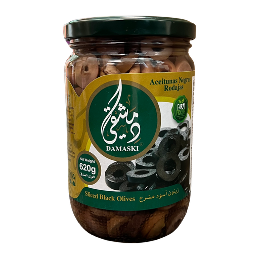 [997913] Damaski Sliced Black Olives 620g