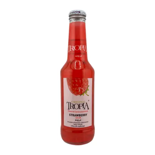 Tropia Strawberry Flavored Soda 250mL