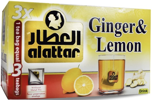 AlAttar Ginger & Lemon Tea 20 Bags