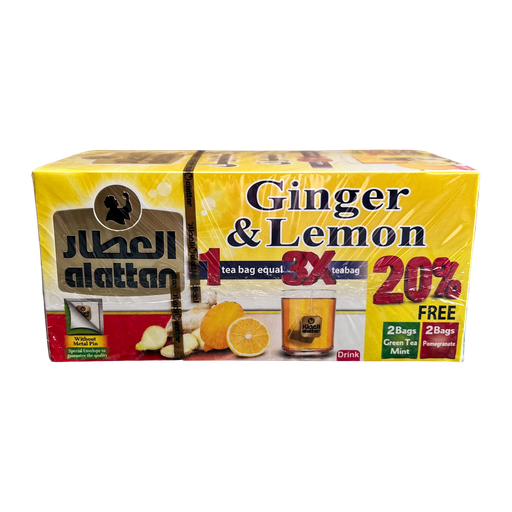 AlAttar Ginger & Lemon Tea 20 Bags
