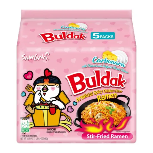 [123625] Samyang Buldak Carbonara (5 Pack)