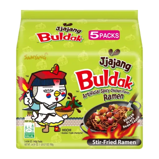 [124622] Samyang Buldak JJajang (5 Pack)