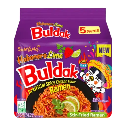Samyang Buldak Habanero Lime (5 Pack)
