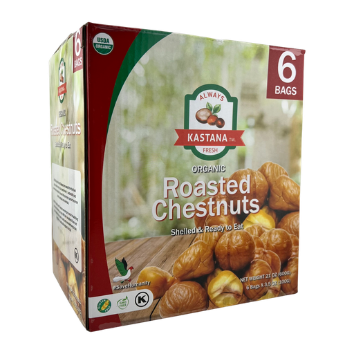 Kastana Roasted Chestnuts 100g 6 Bags