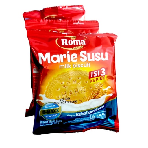 [300050] Roma Marie Susu Milk Biscuit 165g 12 pack * 10 pieces