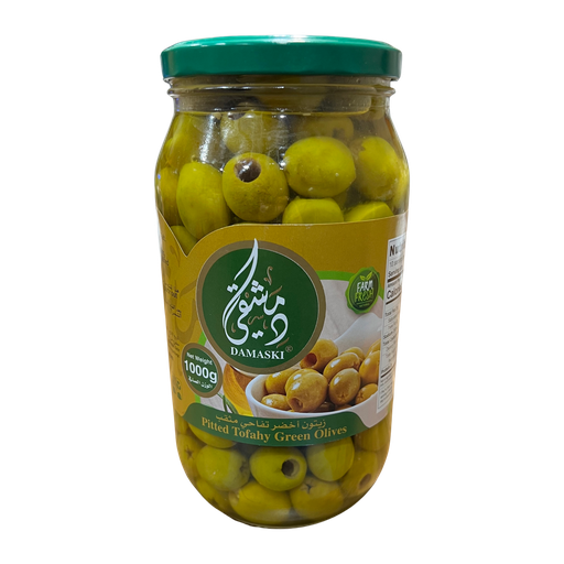 Damaski Pitted Green Olive Tofahy 1000g
