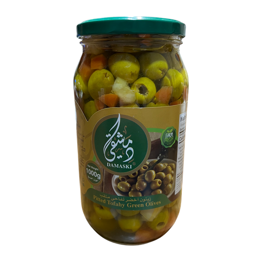 Damaski Pitted Green Olive With Lemon & Carrot 1000g